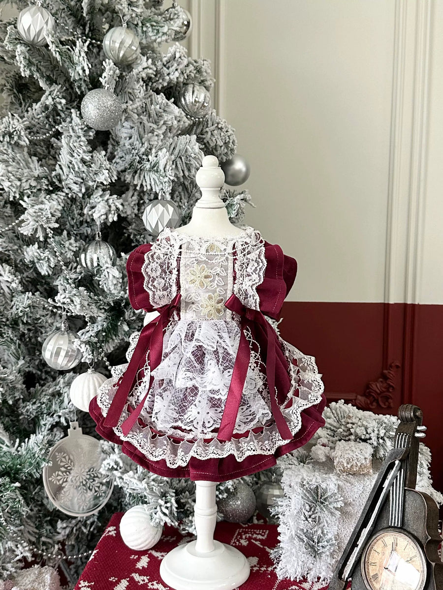 Red White Christmas Cat Outfit, Dog Christmas Outfit