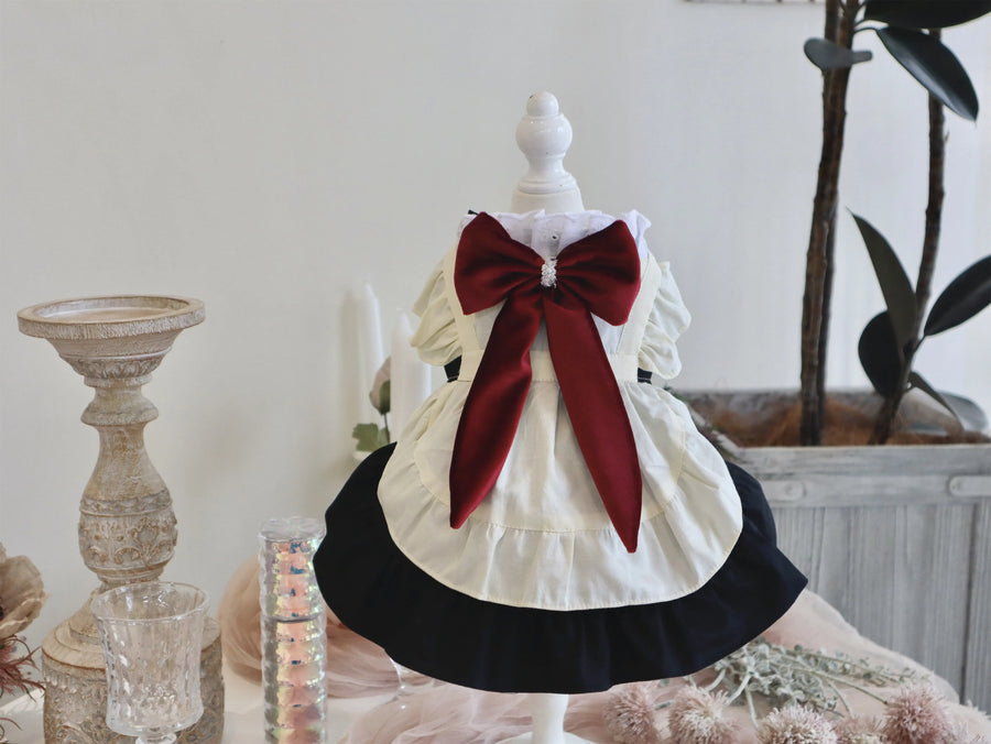 Elegant Socialite Cat Princess Dress, Dog Clothes for Small Dogs