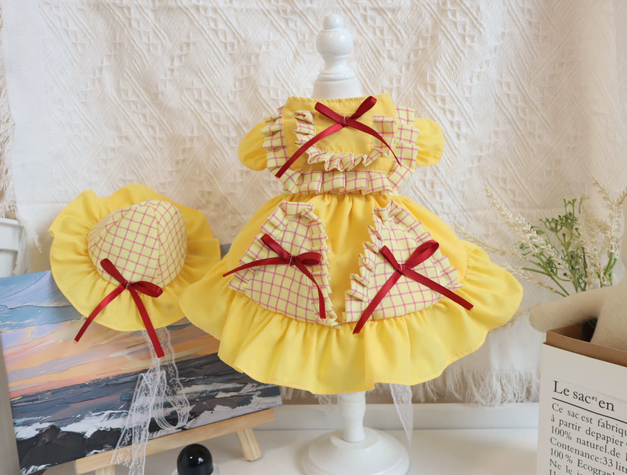 Summer Plaid Puppy Dog Dress, Small Dog Clothes - image 10