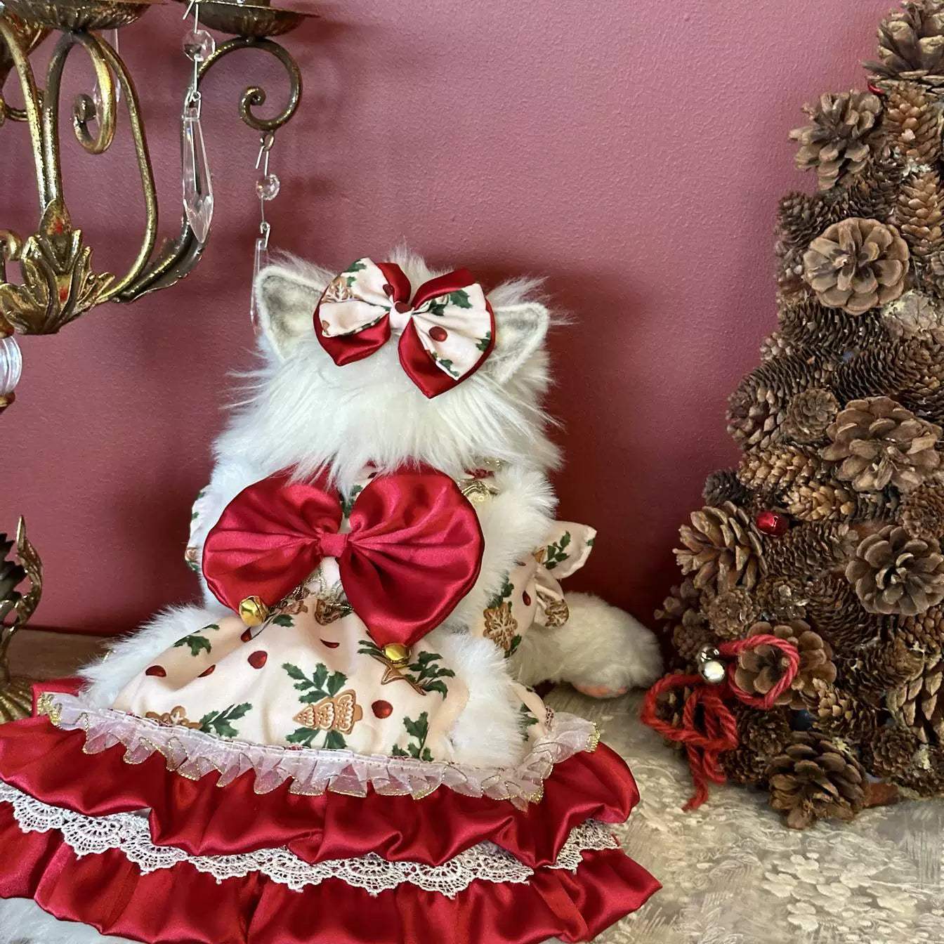 Christmas Bell Holiday Cat Christmas Clothes, Holiday Dog Outfits - image 4