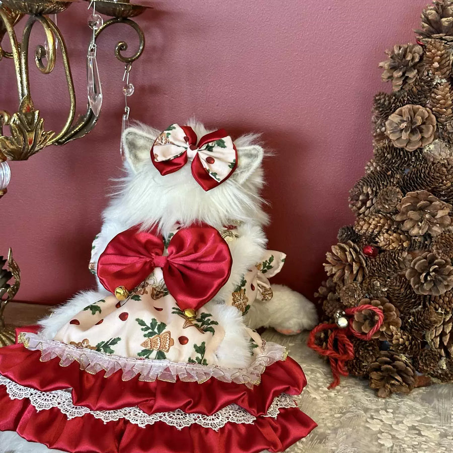 Christmas Bell Holiday Cat Christmas Clothes, Holiday Dog Outfits - image 4