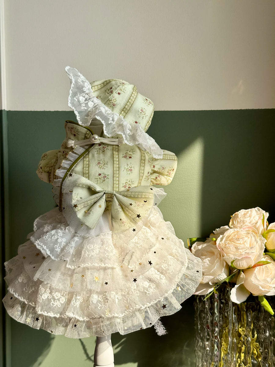 Mint Manor Lace Tulle Cat Princess Dress, Pet Dress - image 10