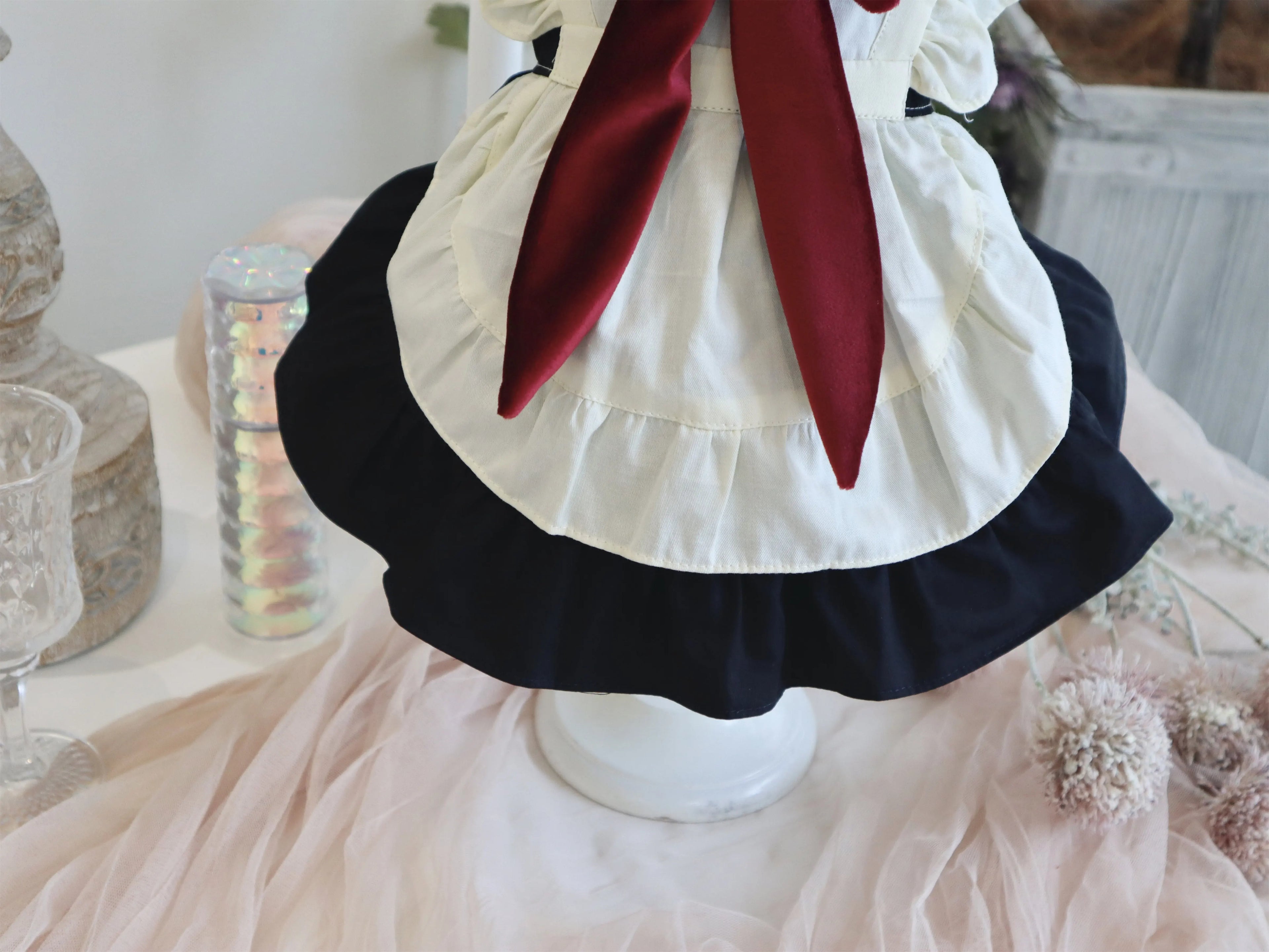 Elegant Socialite Cat Princess Dress, Dog Clothes for Small Dogs