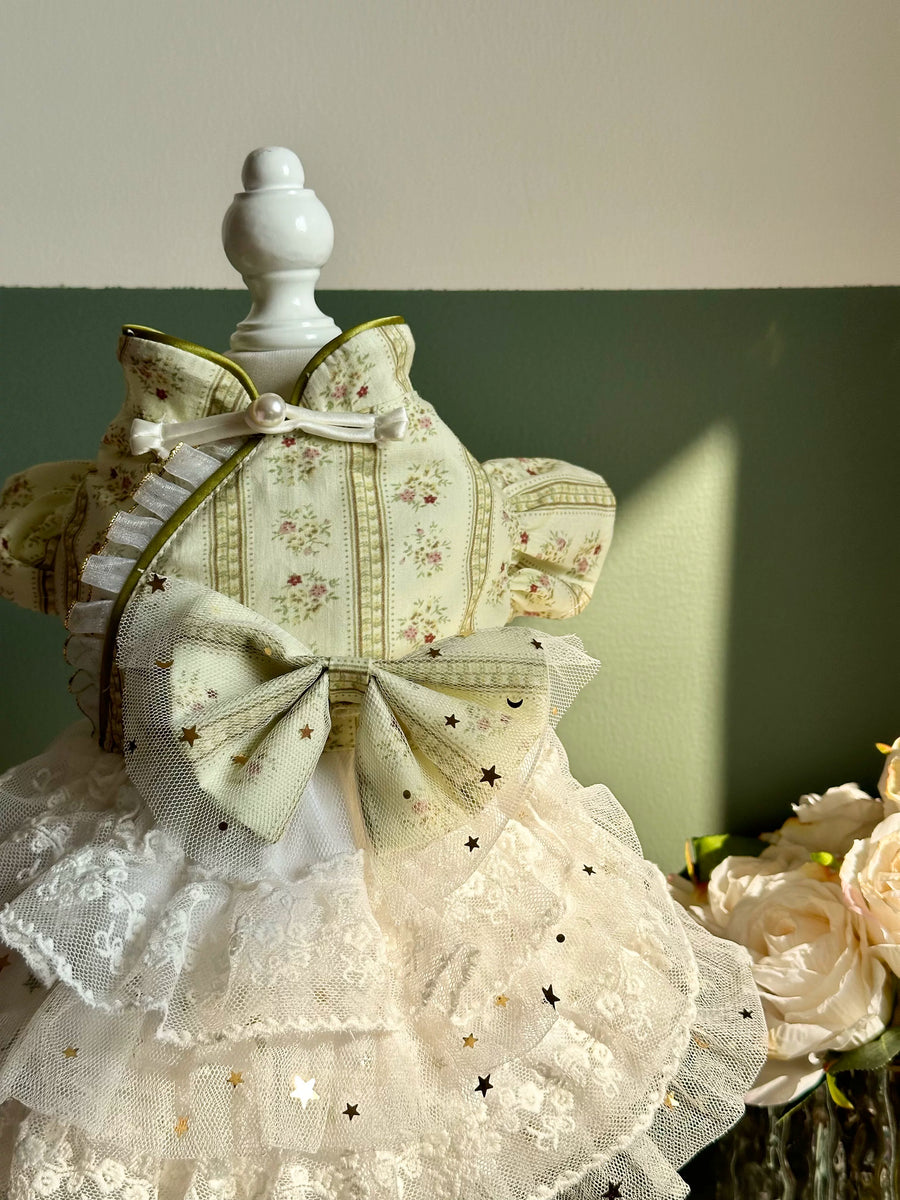 Mint Manor Lace Tulle Cat Princess Dress, Pet Dress - image 9