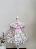Pink Lace Cat Birthday Outfit, Cat Princess Dress Party Look