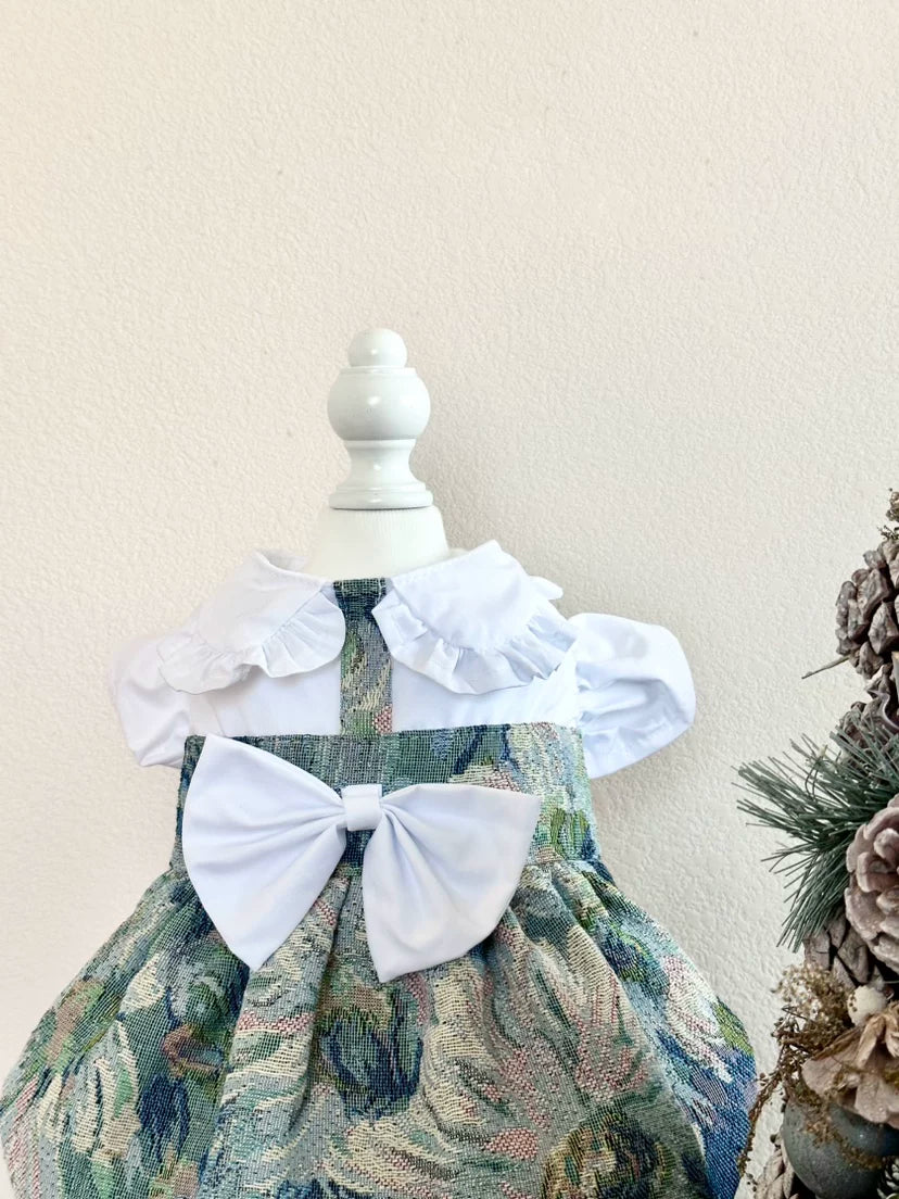 Oil Painting Doll Collar Dog Clothes for Small Dogs, Cat Clothing - image 8
