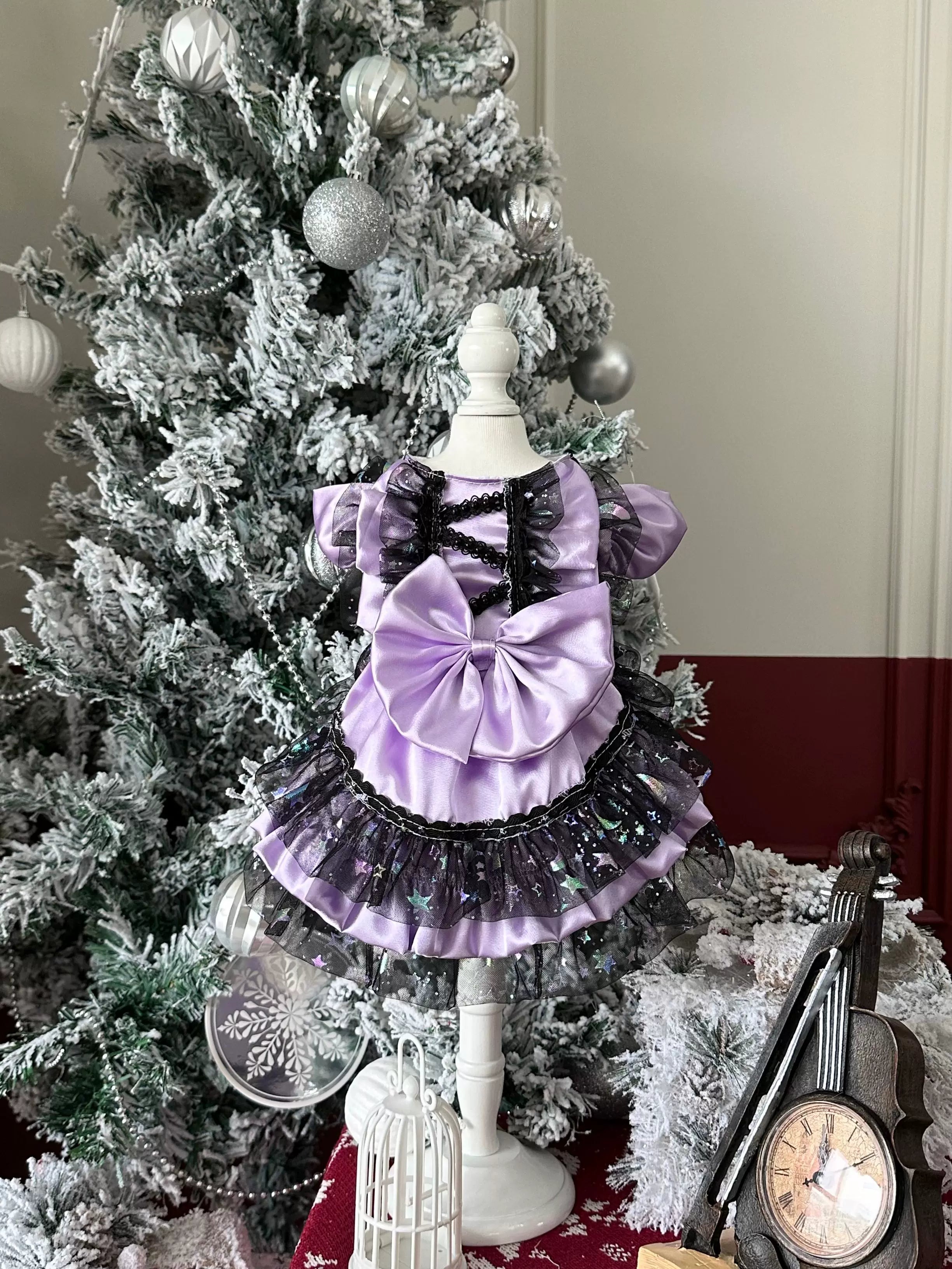 Purple Star Halloween Cat Costume, Cute Cat Costume