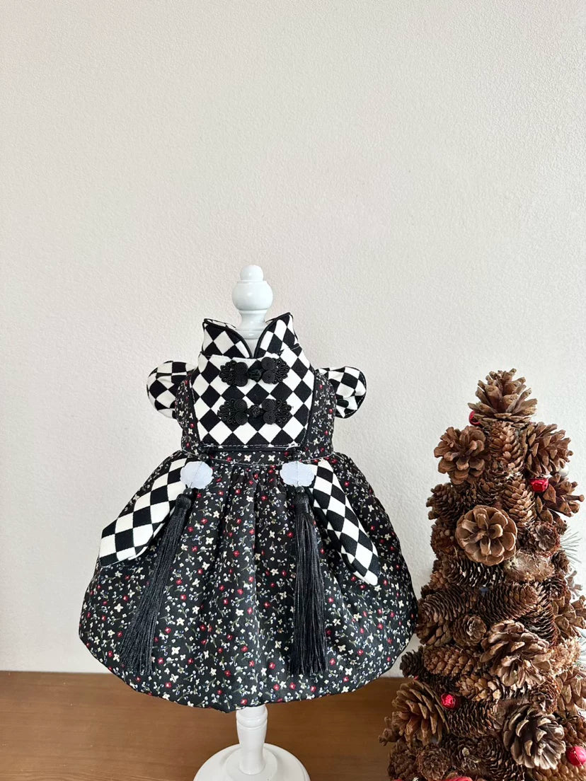 Black Checkerboard Winter Cat Winter Clothes, Dog Clothes for Small Dogs - image 10