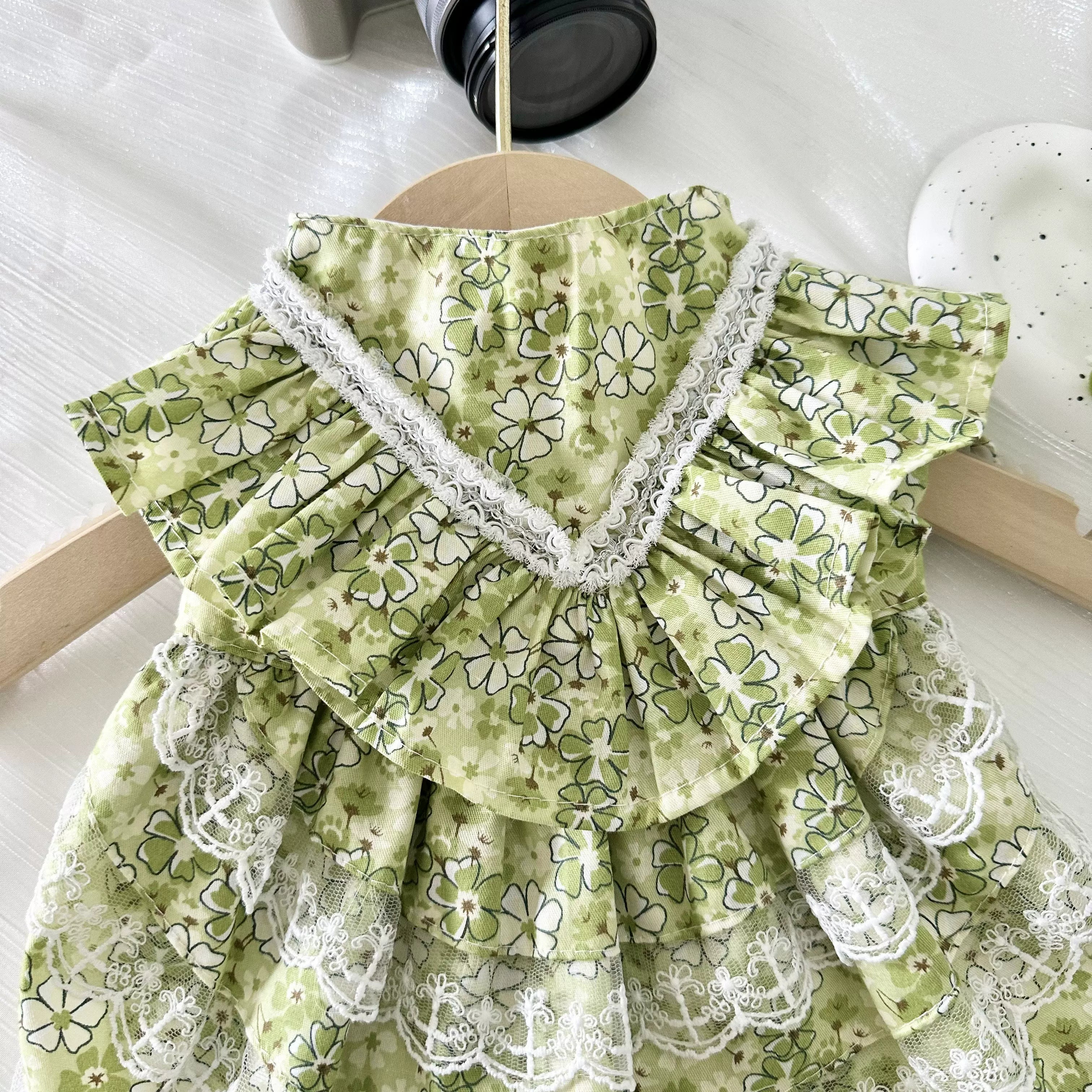 Forest Sweet Cat Dress, Cute Dog Clothes for Small Dogs
