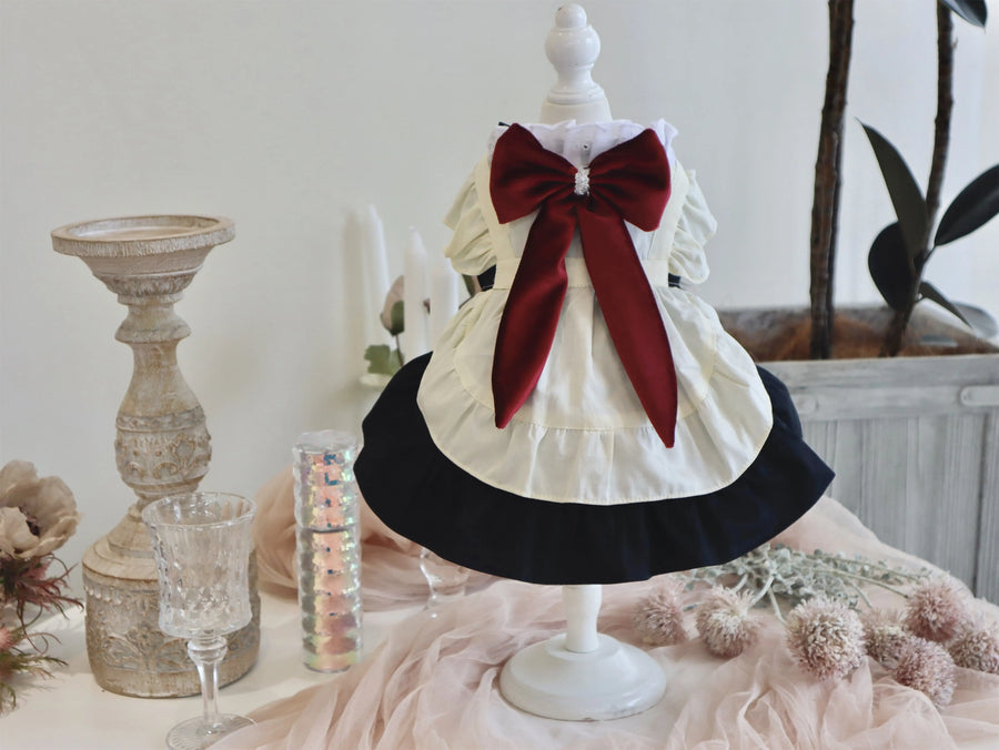 Elegant Socialite Cat Princess Dress, Dog Clothes for Small Dogs