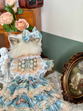 French Lace Garden Tea Pet Dress for Small Dogs and Cats