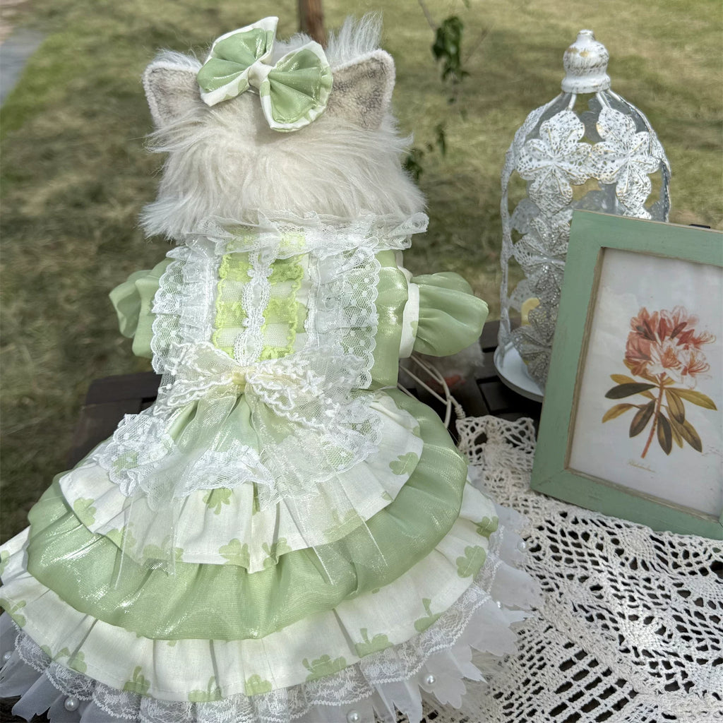 Lucky Clover Vacation Pet Dress for Dogs and Cats