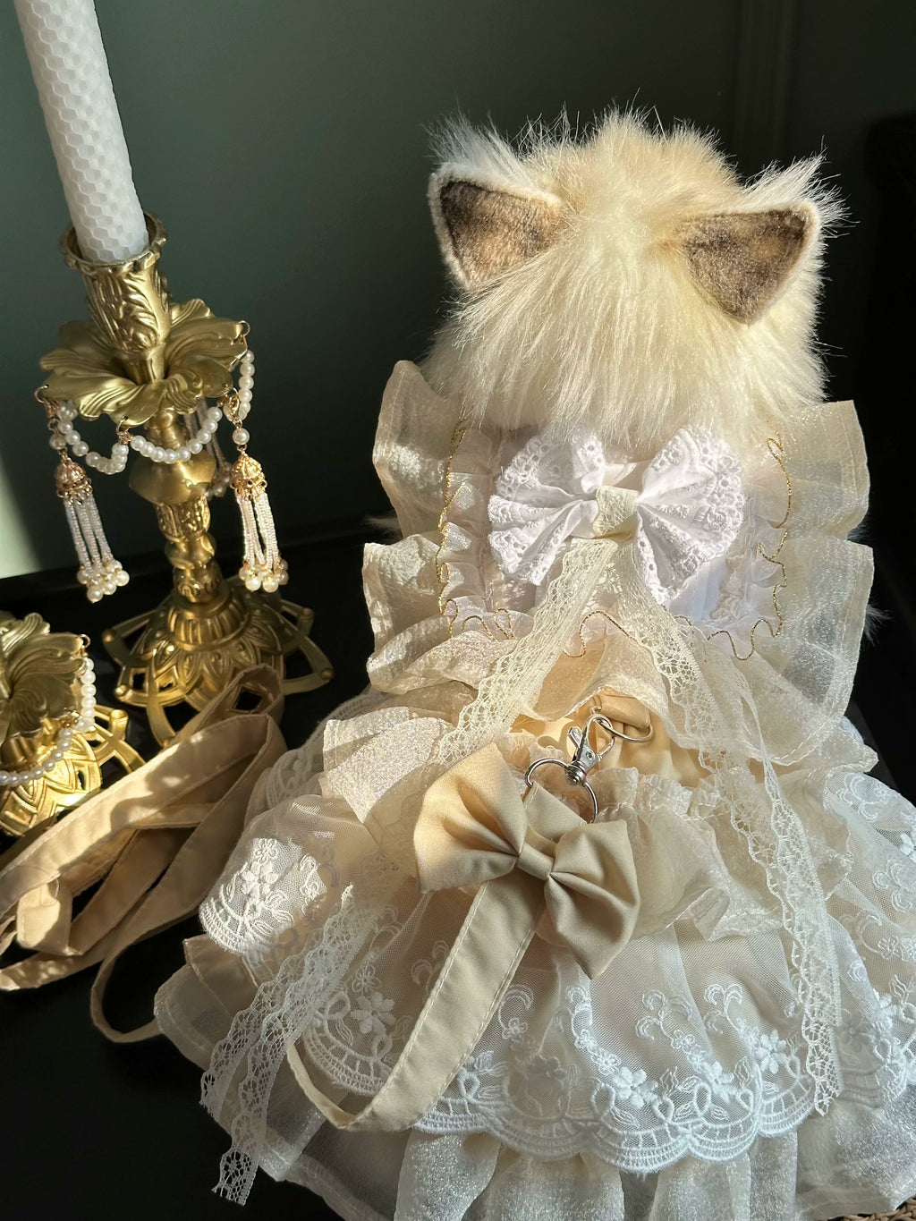 Elegant Ballet Tutu Pet Dress for Cats and Small Dogs
