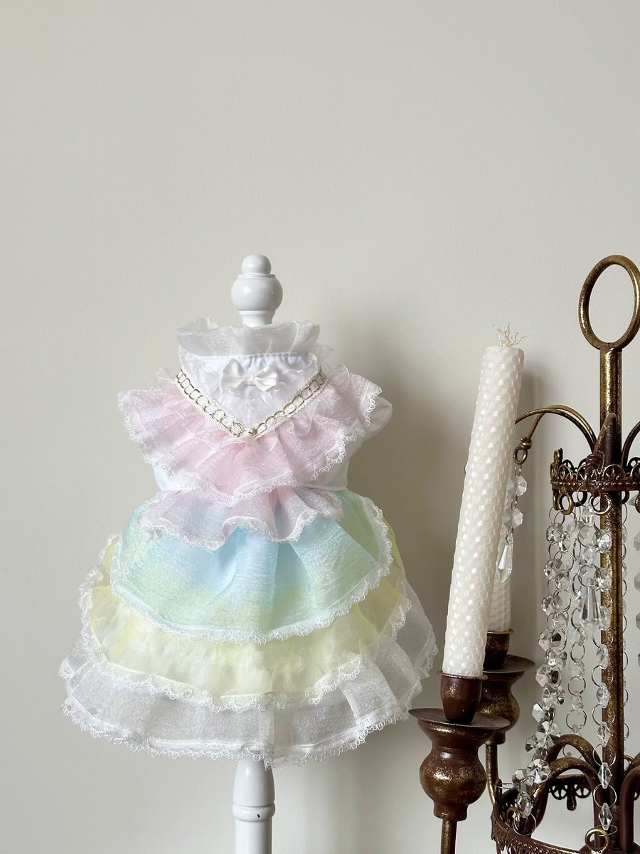 Macaron Dream Tulle Dog Dress, Pet Dress - image 1
