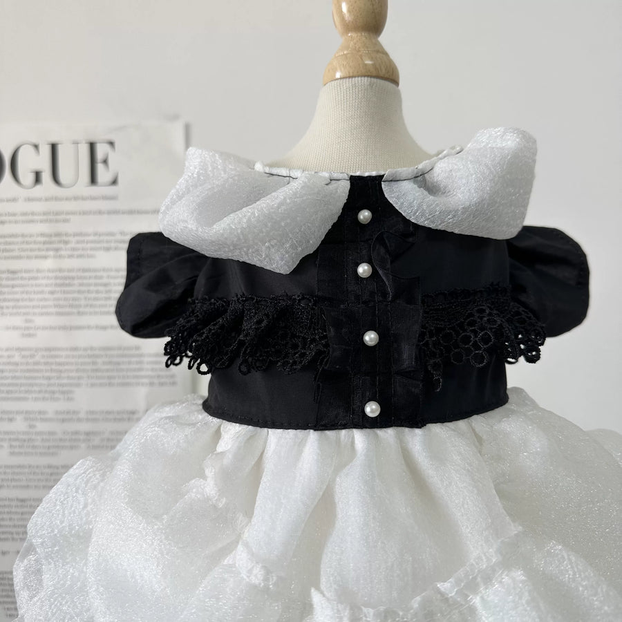 Elegant Black Swan Pet Dress for Cats and Small Dogs - Image 4