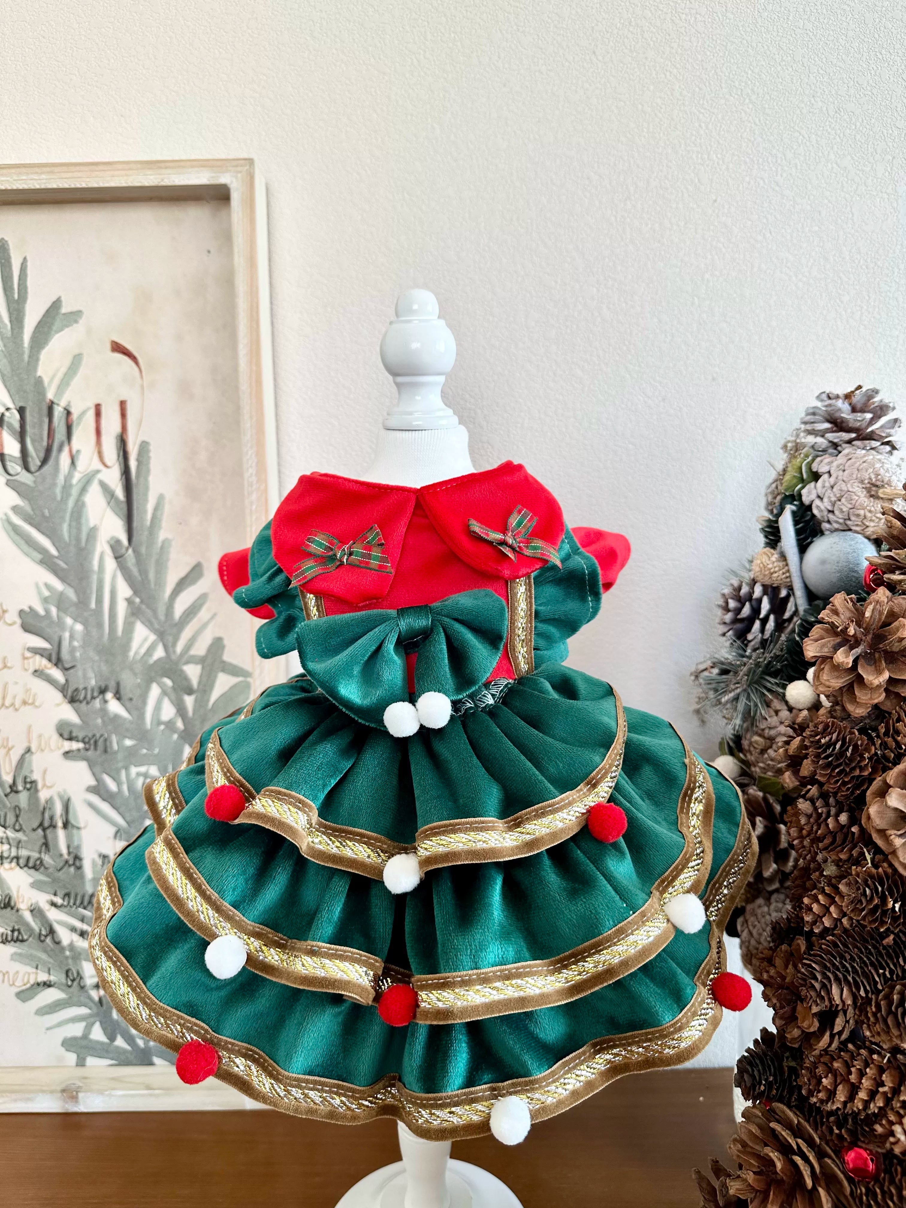 Red Winter Christmas Small Dog Clothes, Cat Winter Clothes - image 9