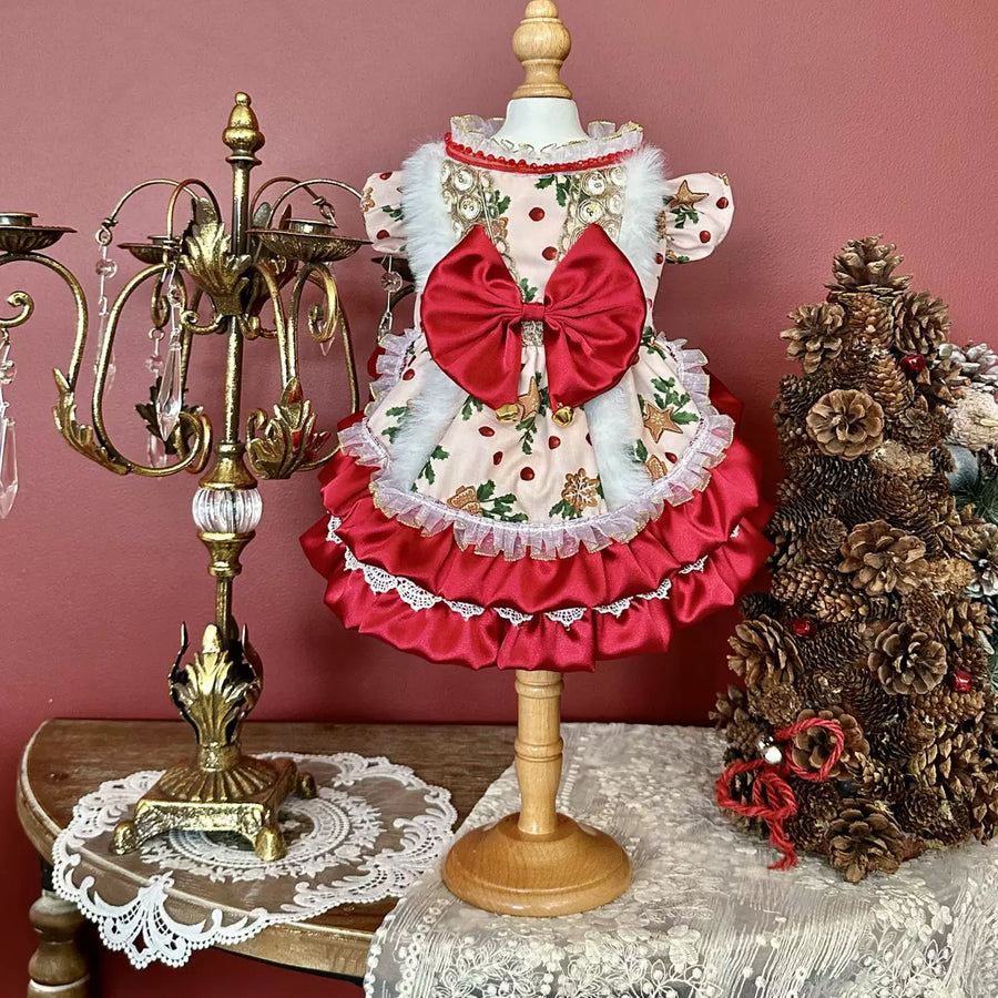 Christmas Bell Holiday Cat Christmas Clothes, Holiday Dog Outfits - image 3