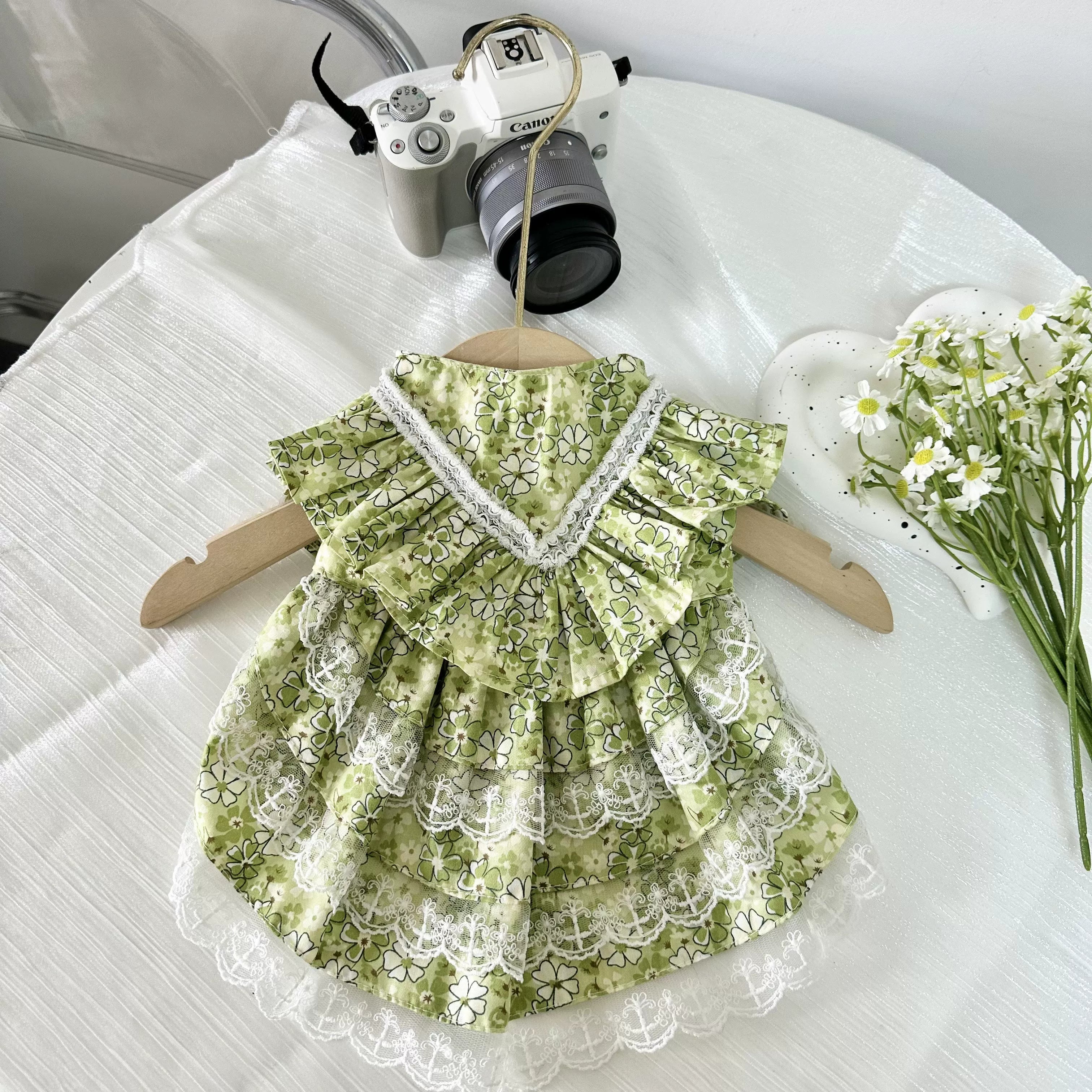 Forest Sweet Cat Dress, Cute Dog Clothes for Small Dogs