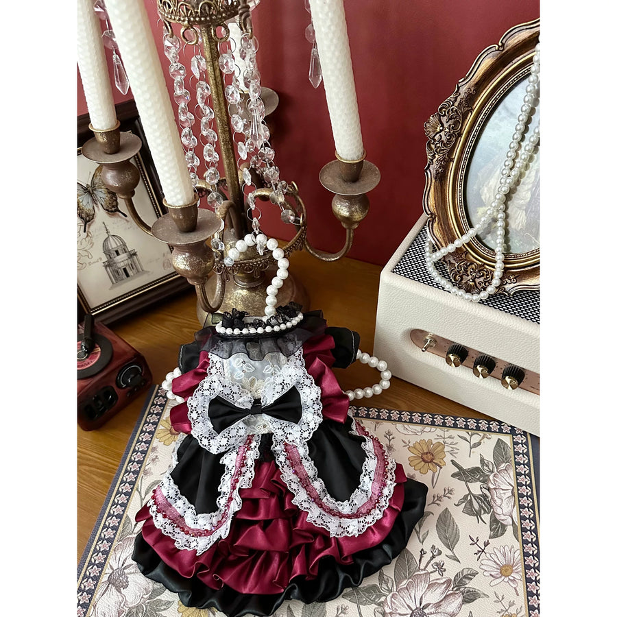 Thorn Rose Birthday Cat Dress, Cat Birthday Outfit