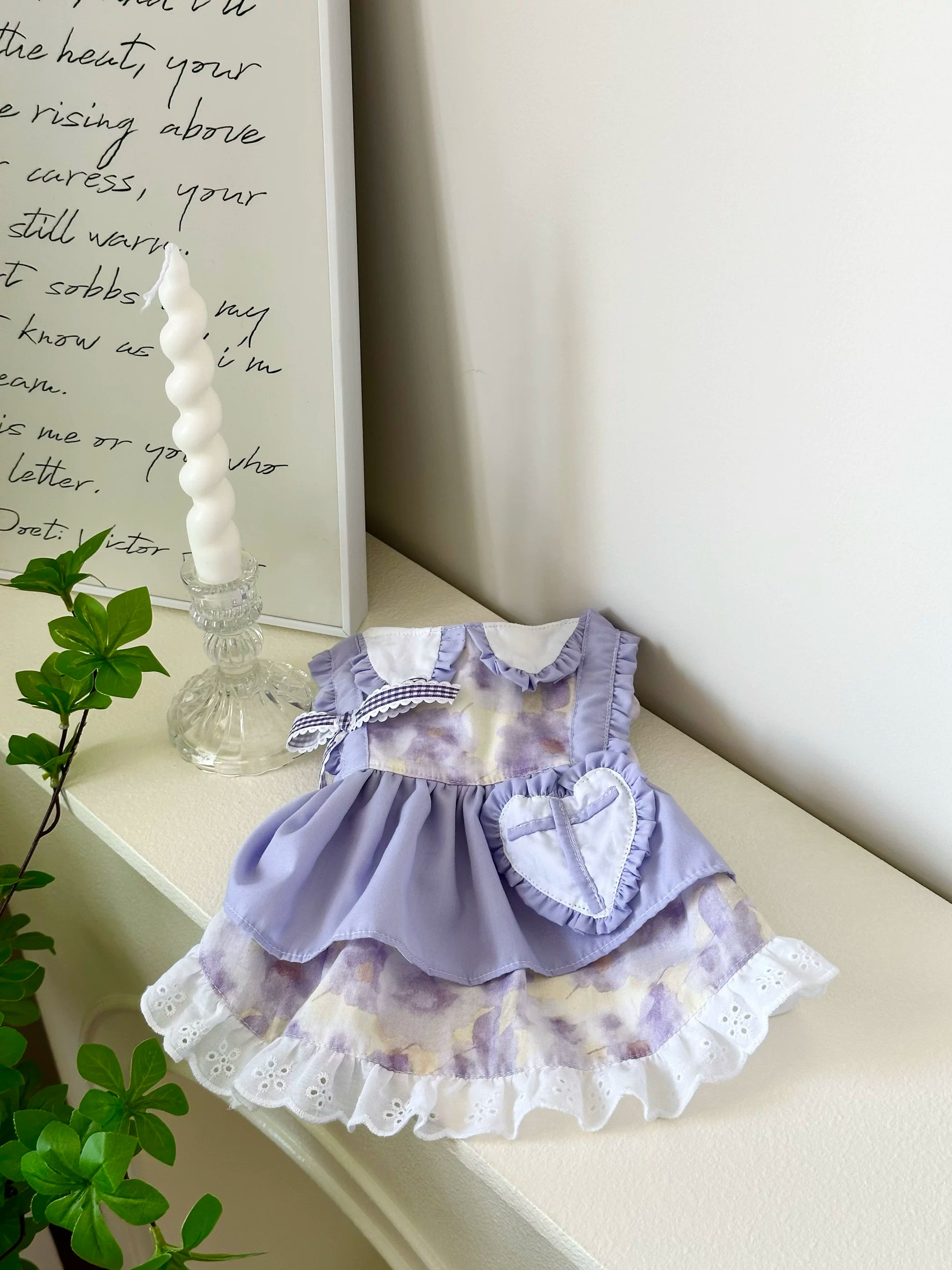 Lilac Mist Cat Clothes, Clothes for Small Dogs