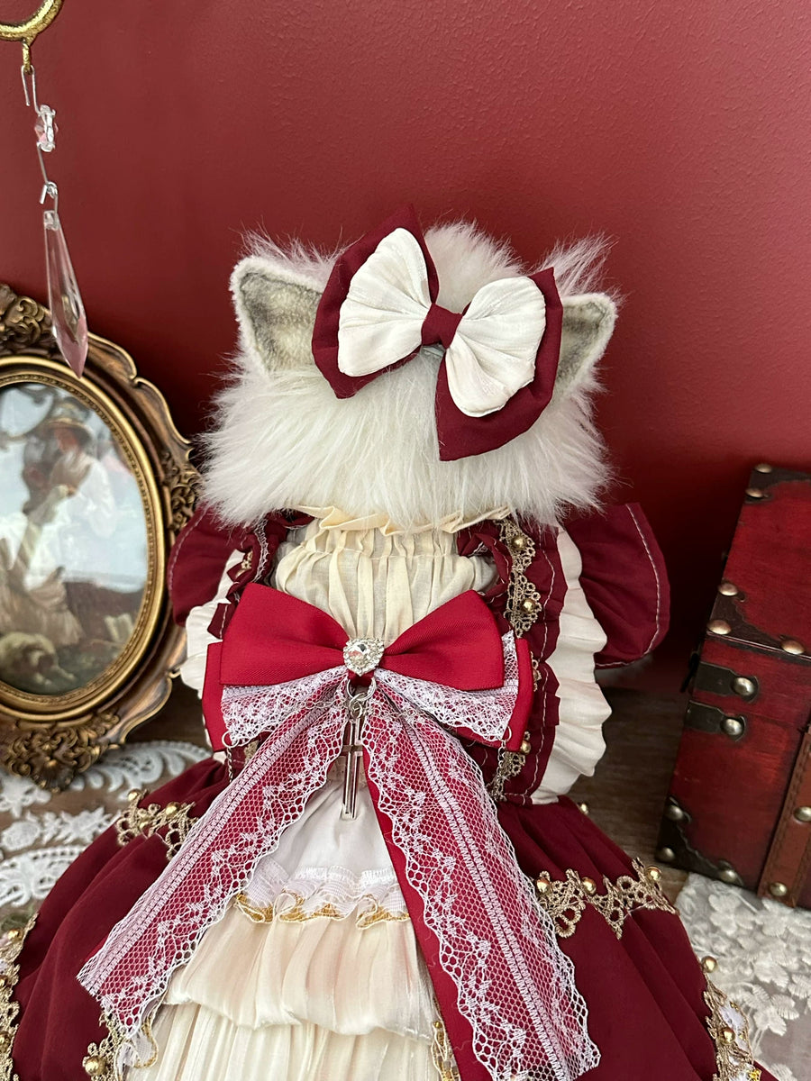 Shimmering New Year Cat Dress, Dog Clothes for Small Dogs