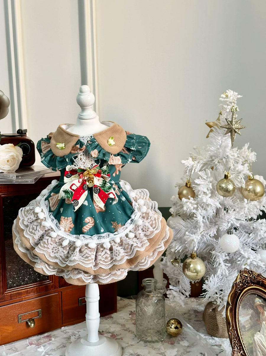 Ruffle Princess Cat Dress & Cat Outfit
