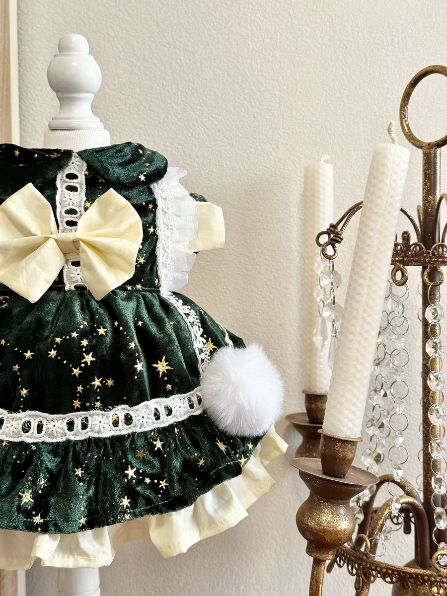 Green Sparkle Winter Small Dog Clothes, Cat Winter Clothes - image 12
