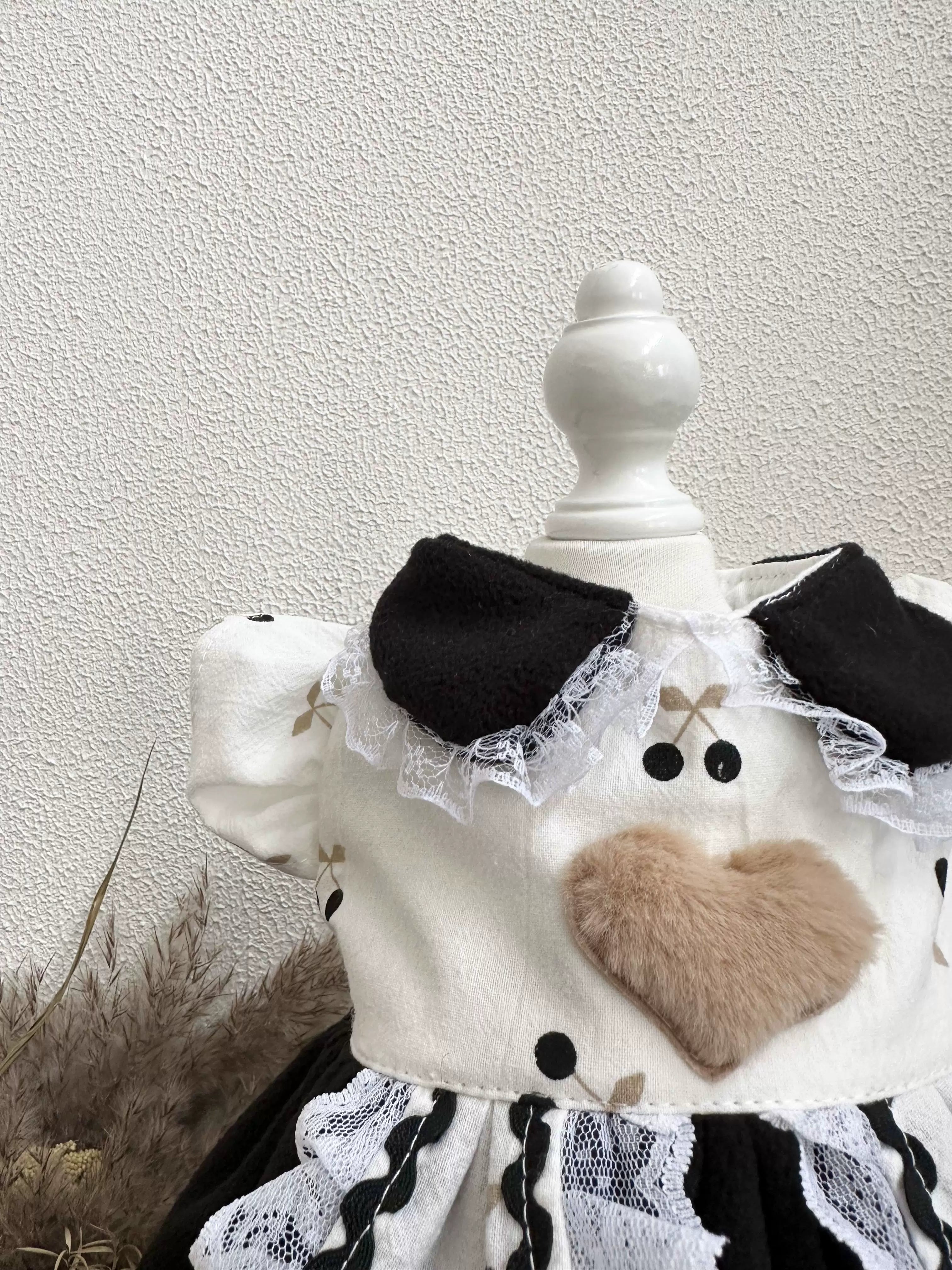 Black Cherry Cat Clothes, Dog Clothes for Small Dogs