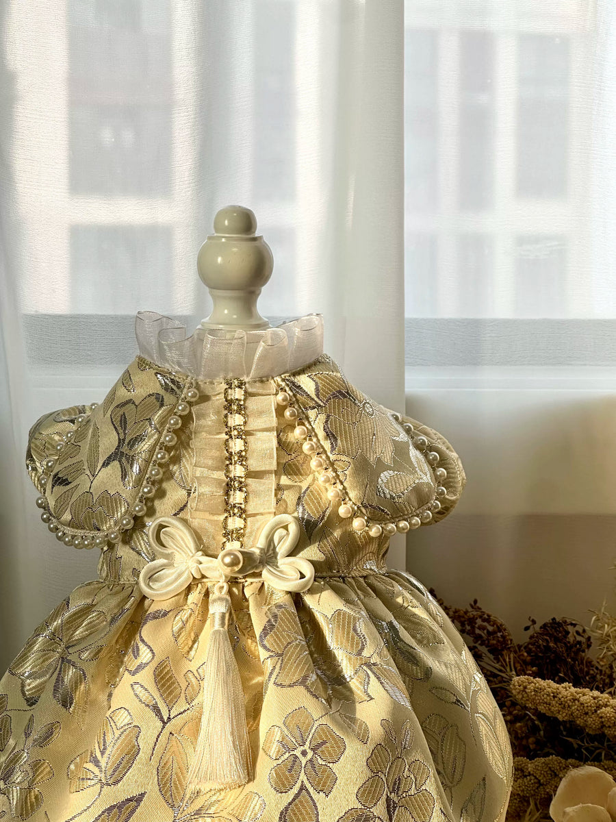 New Chinese Pearl Pet Dress for Cats and Small Dogs - Image 4