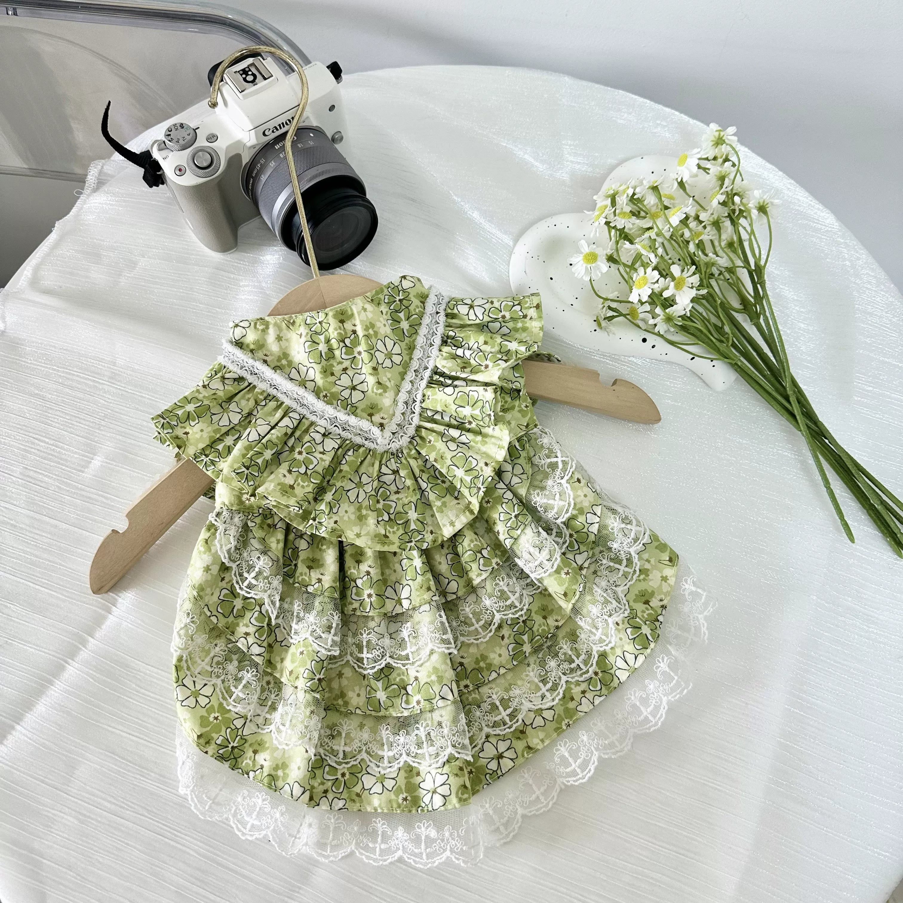 Forest Sweet Cat Dress, Cute Dog Clothes for Small Dogs