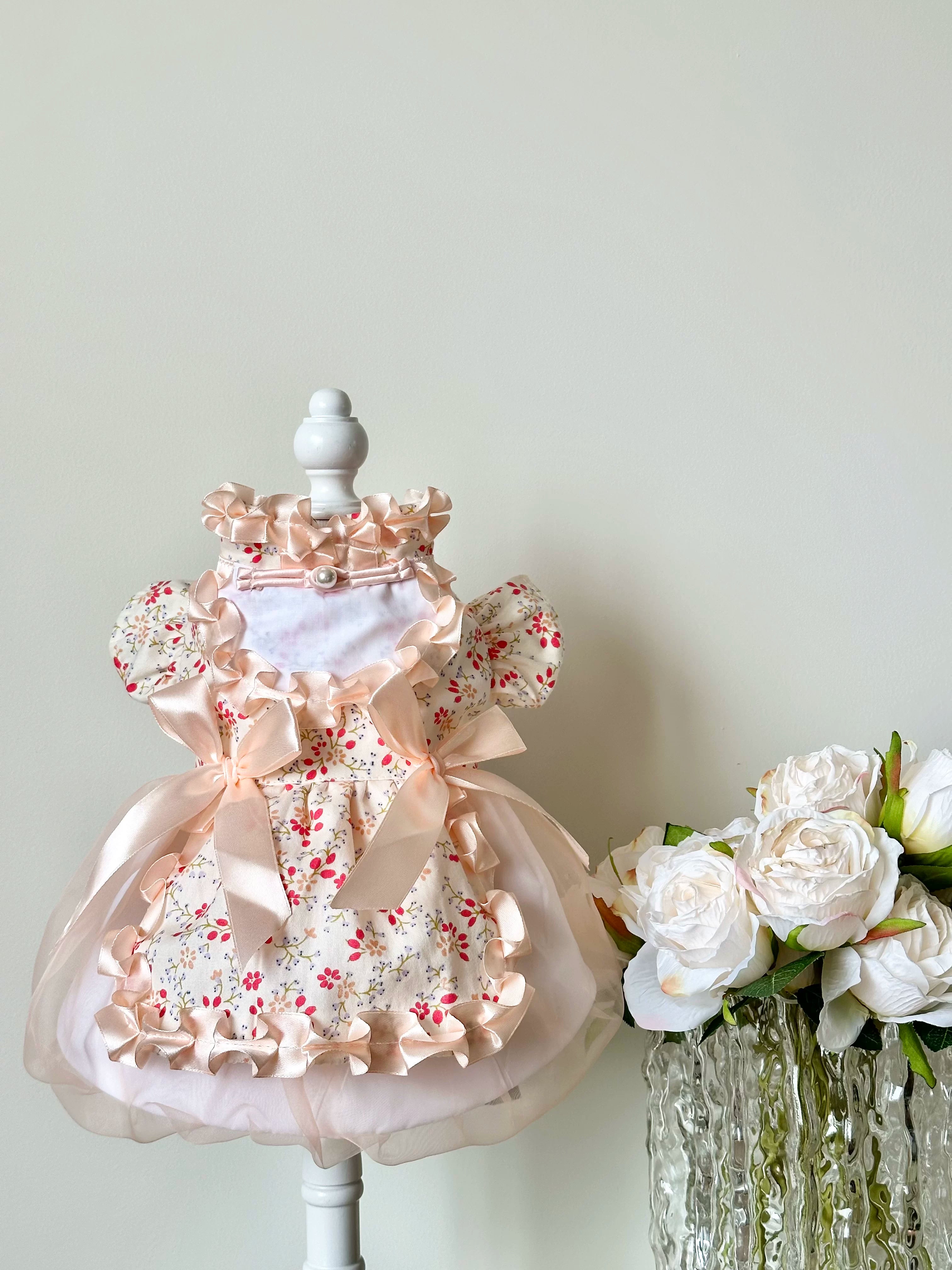Elegant Chinese Qipao Pet Dress, Small Dog Dress - image 3