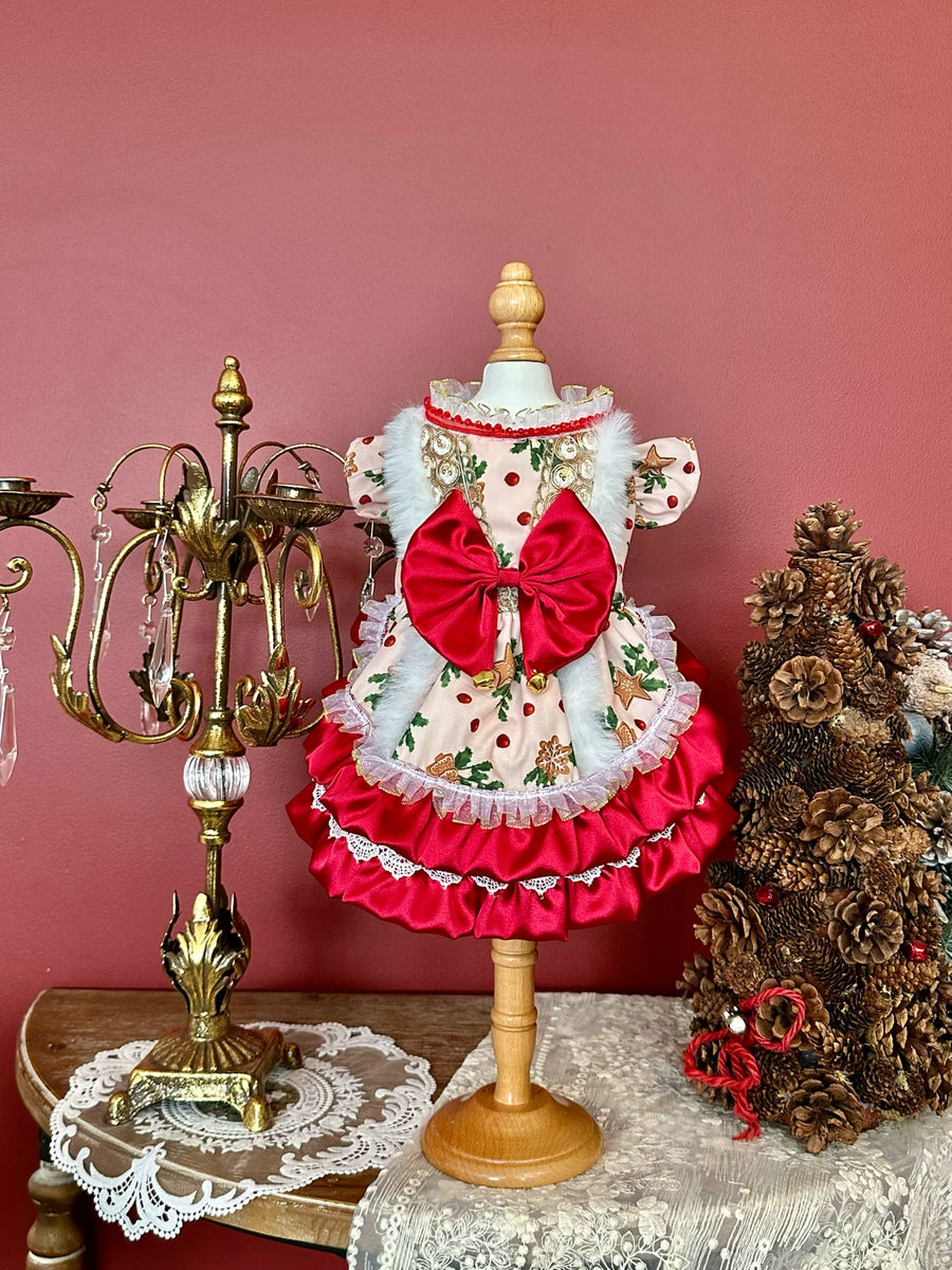 Christmas Bell Holiday Cat Christmas Clothes, Holiday Dog Outfits - image 1