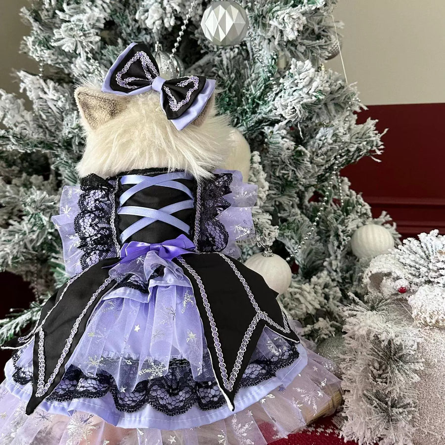 Purple Grape Halloween Cat Costume, Cute Cat Costume