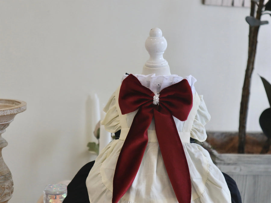Elegant Socialite Cat Princess Dress, Dog Clothes for Small Dogs