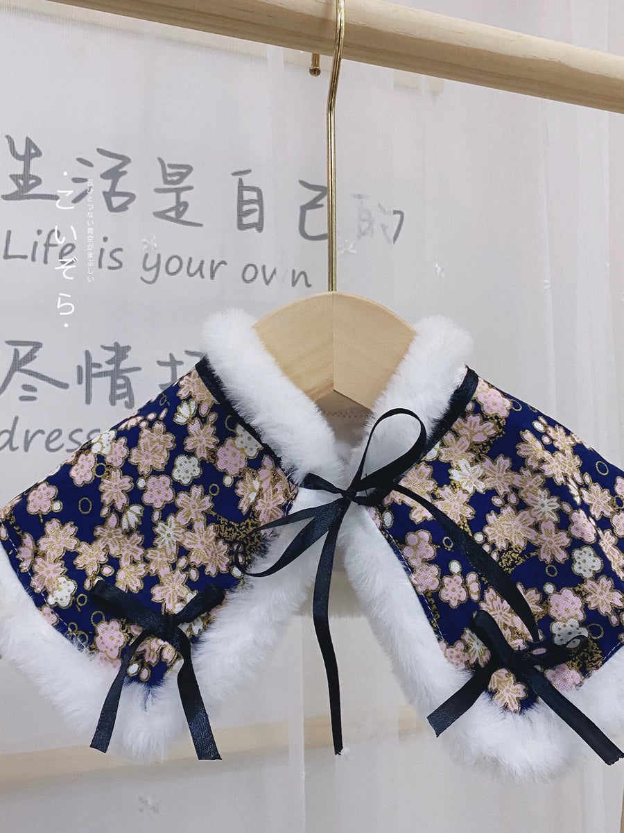Red Hanfu Cat Clothes, Dog Clothes for Small Dogs, New Year