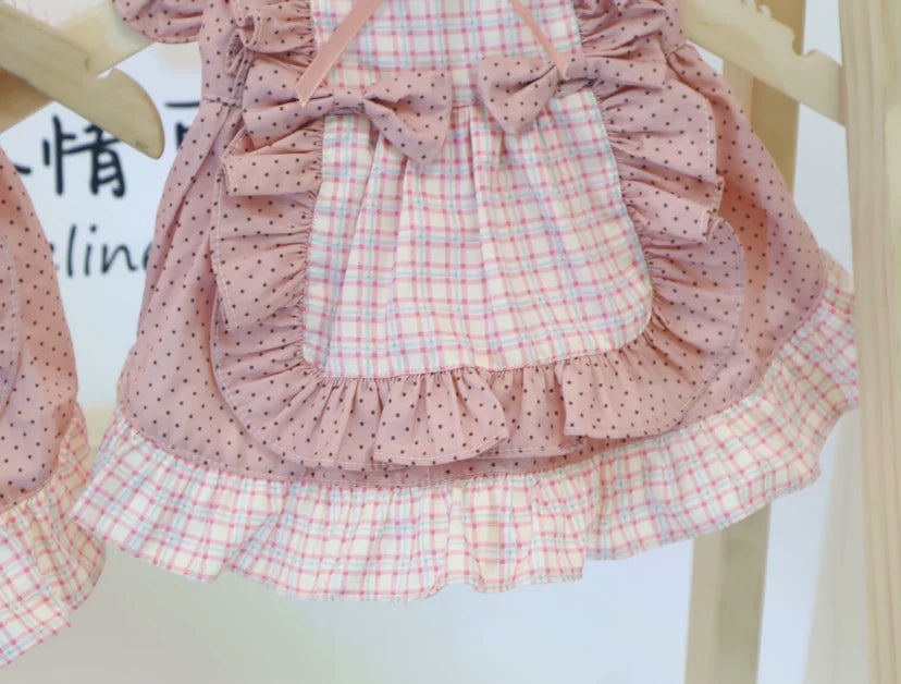 Cotton Floral Cat Dress, Cute Dog Clothes for Small Dogs