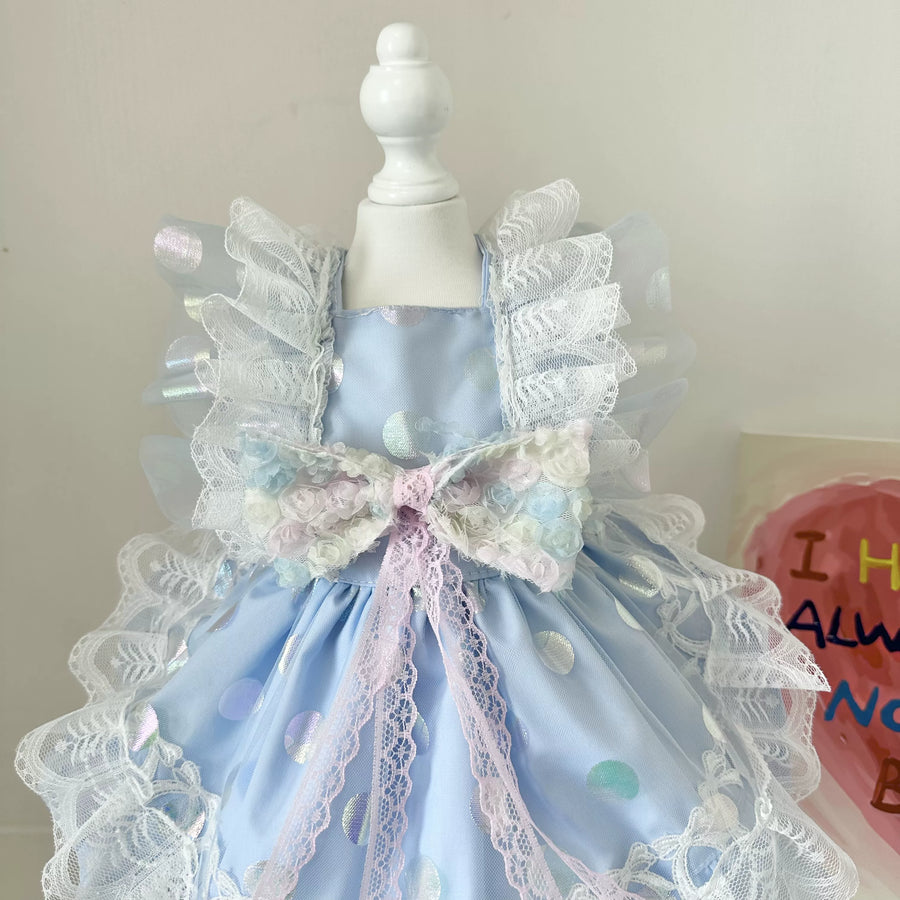 Romantic French Cat Dress, Dog Clothes for Small Dogs